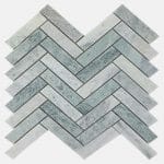65Nova green L herringbone